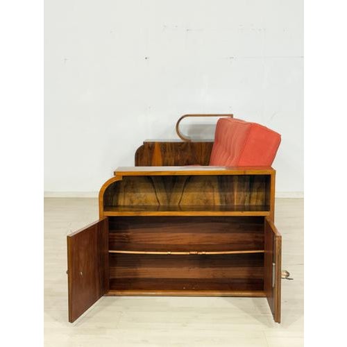 Brown Dutch Art Deco Sofa For Sale - Image 8 of 11