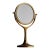 Organic Modern Hammered Brass Table Mirror / Vanity, France 1960s For Sale
