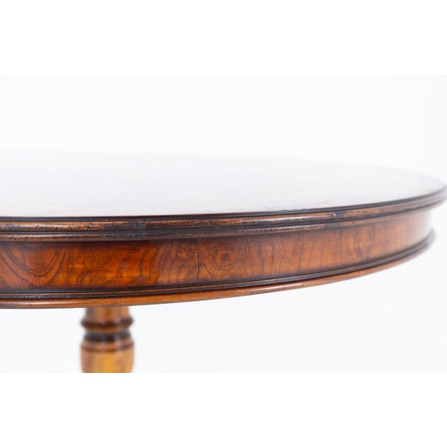 Wood Regency Revival Oak Dining Table, 1920s For Sale - Image 7 of 8