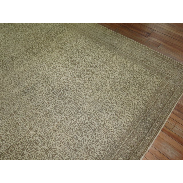 Textile Vintage Turkish Rug in beige and taupe - 8'2" x 12' For Sale - Image 7 of 9
