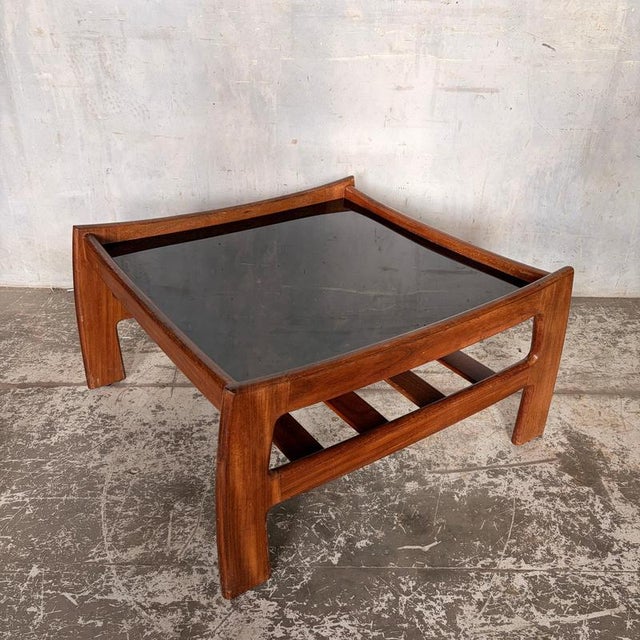 Mid-Century Teak Katrina Coffee Table with Black Acrylic Glass Top from G Plan, 1960s For Sale - Image 4 of 10