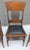 Antique Pressed Back Oak Dining Chairs With Leather Seats - Set of 4 For Sale - Image 9 of 18