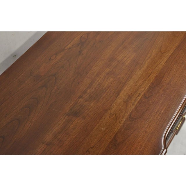 Ethan Allen Georgian Court Cherry Wood 4 Drawer Bachelor Chest of