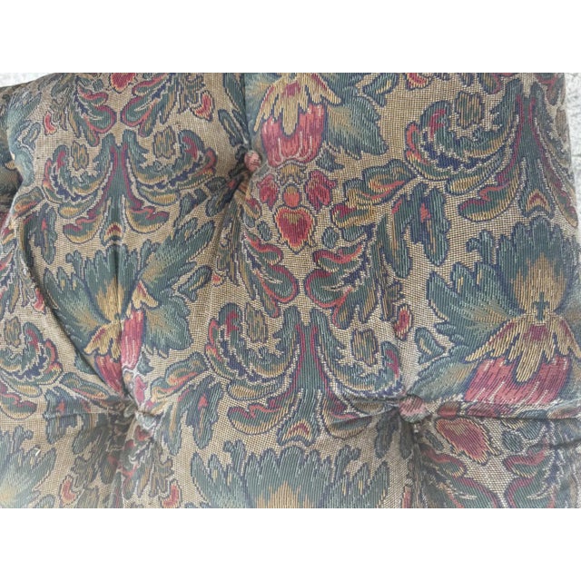 Late 20th Century Late 20th Century Tufted Upholstered Ottoman For Sale - Image 5 of 6