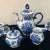 1960s Flow Blue Vintage Teaset - Set of 15 For Sale - Image 10 of 12