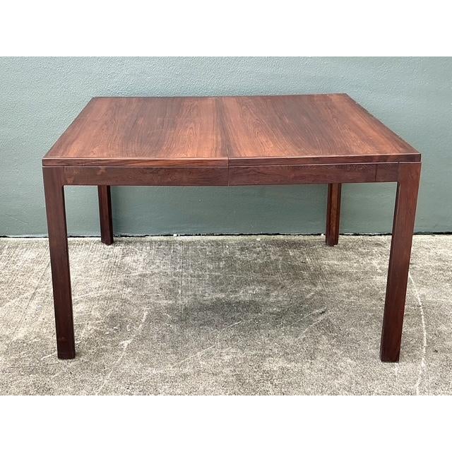 Vintage MCM Extendable Teak Dining Table For Sale - Image 11 of 12