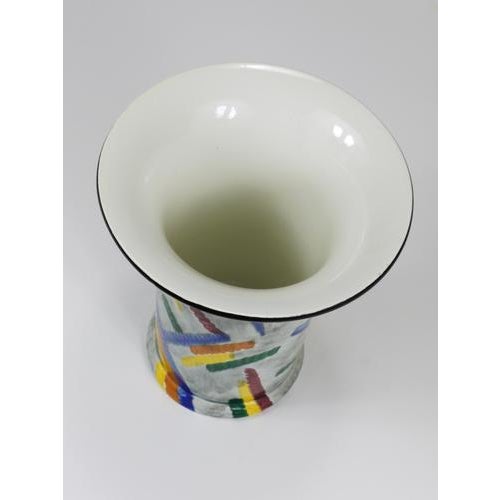 Art Deco Bauhaus Pottery Vase by Eva Zeisel for SMF Schramberg, Germany, 1920s For Sale - Image 15 of 17