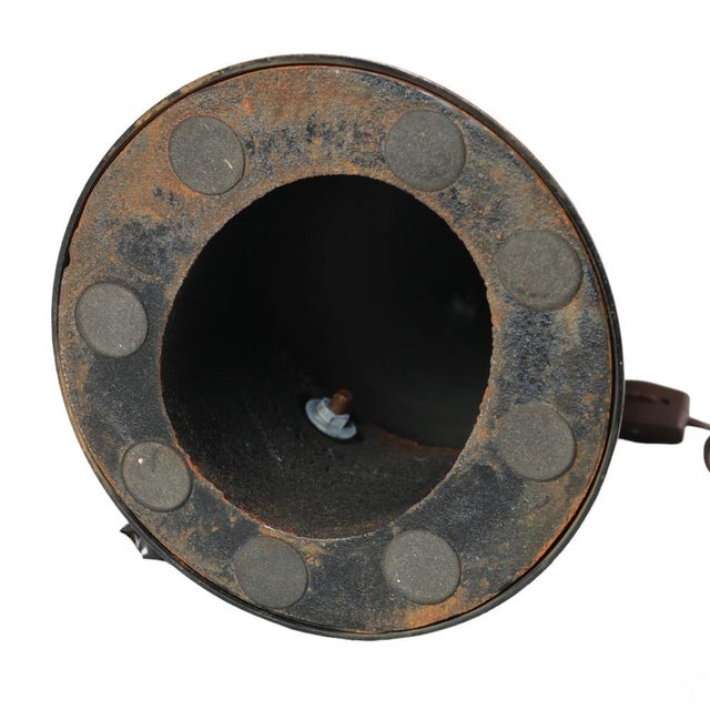 Metal Modern Art Glass Metal Lamp Attributed to Mauro Marzollo for Itre For Sale - Image 7 of 7