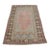 Antique Muted Rose Medallion Rug For Sale