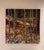 This artwork captures a vibrant autumn landscape, where tall trees stand amidst a tapestry of golden foliage. The...