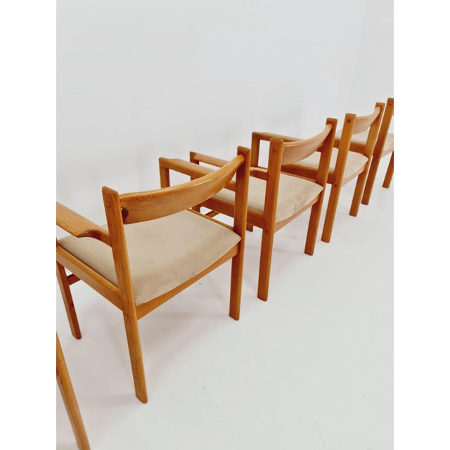 Danish Oak Dining Chairs by H. W. Klein for Bramin, 1960s, Set of 6 For Sale - Image 12 of 18