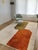 Contemporary Orange Green Color Block Wool Moroccan Rug For Sale In Boston - Image 6 of 18