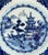 A blue and white Chinese export plate with cut corners. Circa 1780, China.