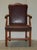 Leather Spencer House Desk Chair For Sale - Image 4 of 18
