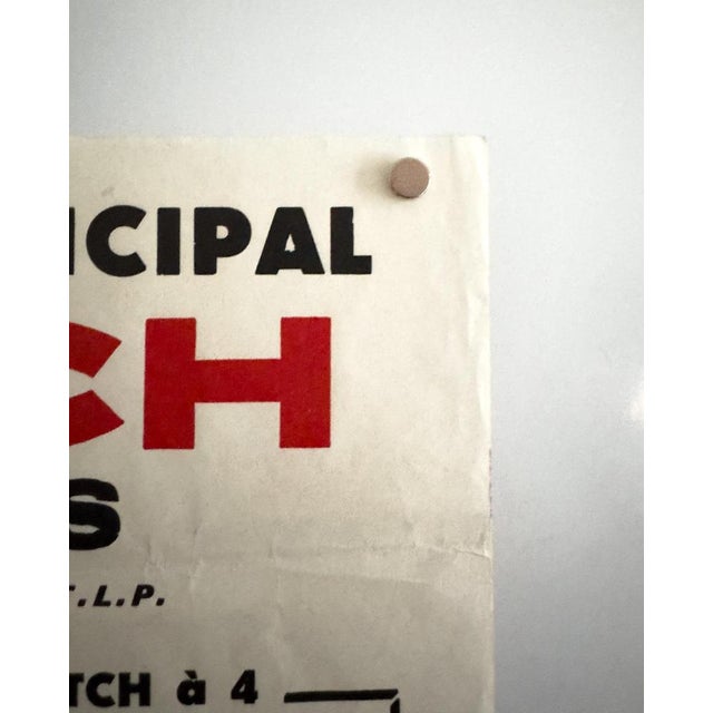 Catch Amiens 1960 Original Wrestling Poster For Sale - Image 5 of 9