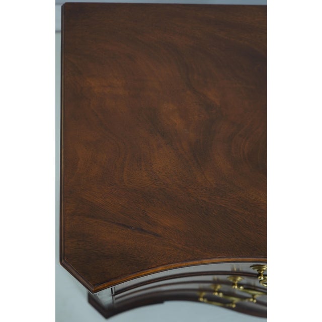 Wood Baker Mahogany Serpentine 4 Drawer Chest For Sale - Image 7 of 16