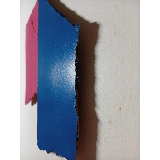Contemporary Abstract Aerosol on Assembled Masonite (Isorel) "Untitled 136" by Andre Debono For Sale - Image 6 of 8
