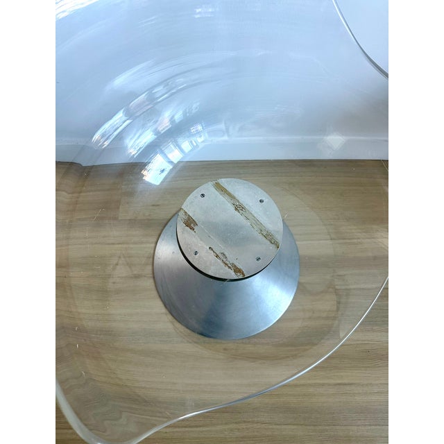 Transparent Estelle & Erwine Laverne Champagne Chair Mid Century Modern 1960's For Sale - Image 8 of 11