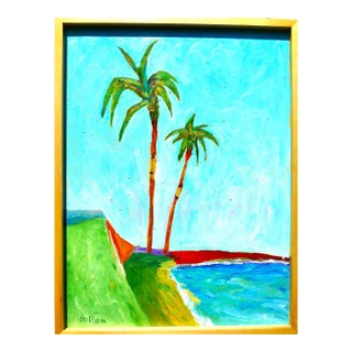 Two Palms at Sunset For Sale