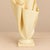 Resin handkerchief-shaped lamp with a plaster base. Original label under the base. European Plug (up to 250V).The wiring...
