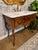 Ready to upstyle your bathroom space? This French walnut commode feels fresh and functional with the addition of a marble...