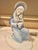 Ceramic Vintage German Porcelain Madonna and Child Figurine in Blue & White For Sale - Image 7 of 10