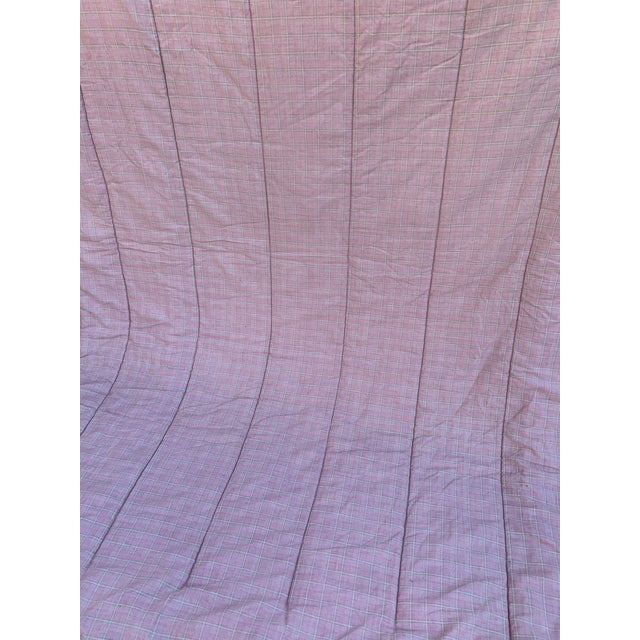 Celadon Vintage Laura Ashley Rosemoor Ruffles Twin Comforter Cover, Pink Roses Rosebuds For Sale - Image 8 of 12