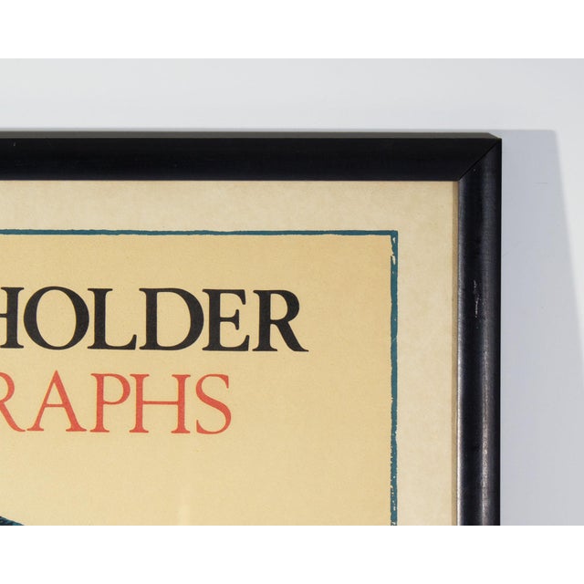 1970s 1975 New York Graphic Society Poster by Fritz Scholder For Sale - Image 5 of 8