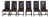 Set of Six 19th Century Spanish Leather Dining Chairs For Sale