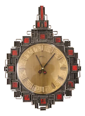 Electric Wall Clock from Atlantic, 1970s