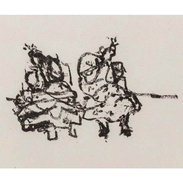 Manfred Schwartz (American, b. Poland, 1909-1970), The Flamenco Dancers, Lithograph on Rice Paper, numbered edition "4/13"...