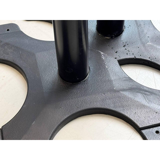 Vintage Cast Iron Table Legs from Trewa, Switzerland, 1970s, Set of 2 For Sale - Image 5 of 16