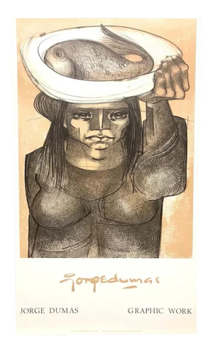Jorge Dumas Graphic Work Exhibition Lithograph