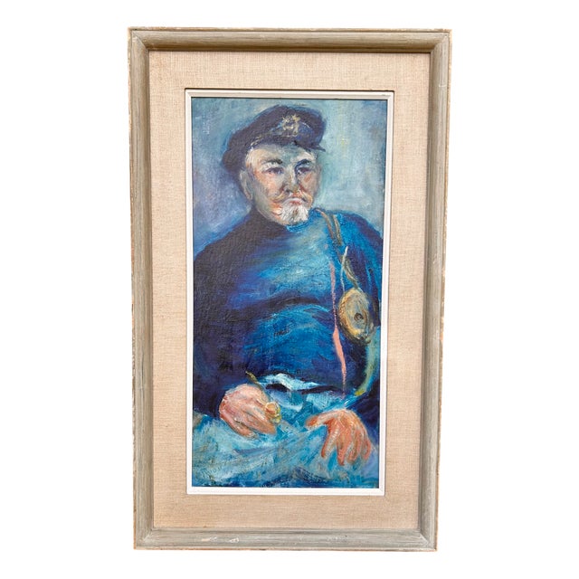 Ruben, Captain, Mid-20th Century, Oil on Board, Framed For Sale