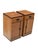 Art Deco Nightstands Oak and Ebony by Fa. S. Speelman, 1920s, Set of 2 For Sale - Image 3 of 8