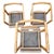 Wood Vintage 70s MCM Style Bentwood Cantilever Upholstered Dining Chairs Set of 6 For Sale - Image 7 of 18