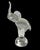 This clear art glass elephant sculpture is likely from Italian glassmaking traditions, particularly those of Murano ,...