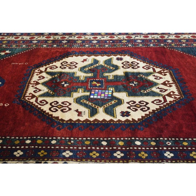 Antique Kazak Rug 5'10'' x 9'8'' For Sale - Image 11 of 11