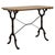 1900s French Metal Side Table With Wooden Top For Sale - Image 10 of 18
