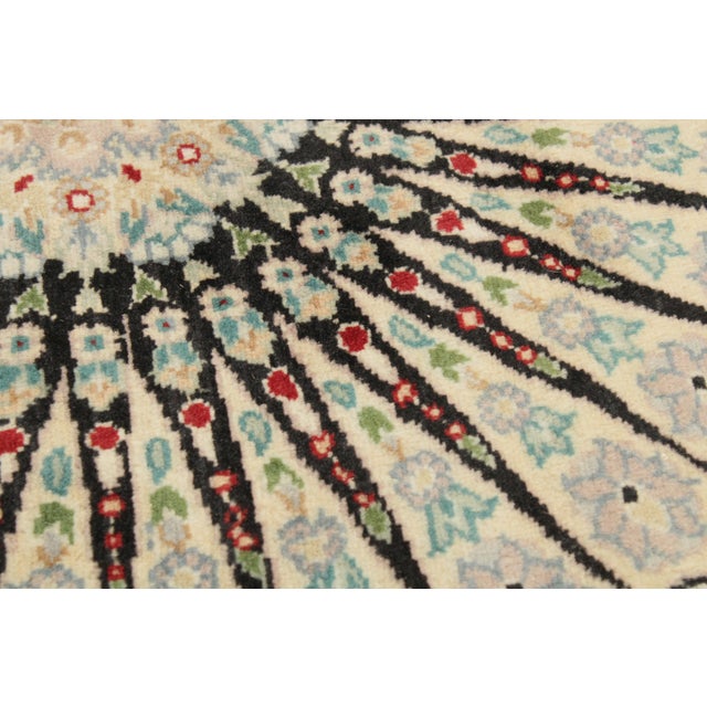 Chinese Semi Antique 7'8 inch x 4'6 inch Wool Area Rug For Sale - Image 12 of 12