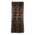 Antique Lilian Runner Rug, Hand-Knotted Wool, Floral Design, Navy & Red, 3x7 For Sale