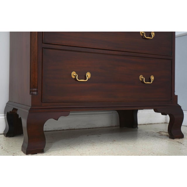 Henkel Harris Mahogany #175 New Market High Chest For Sale - Image 10 of 14