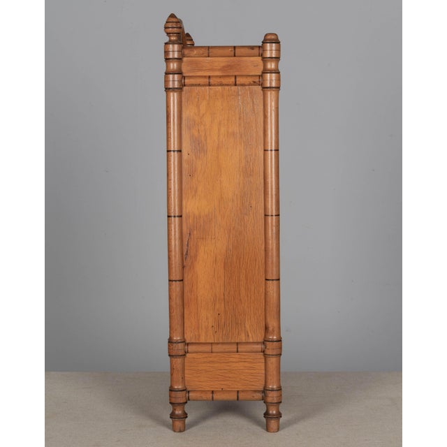 19th Century French Faux Bamboo Wall Cabinet For Sale In Orlando - Image 6 of 8