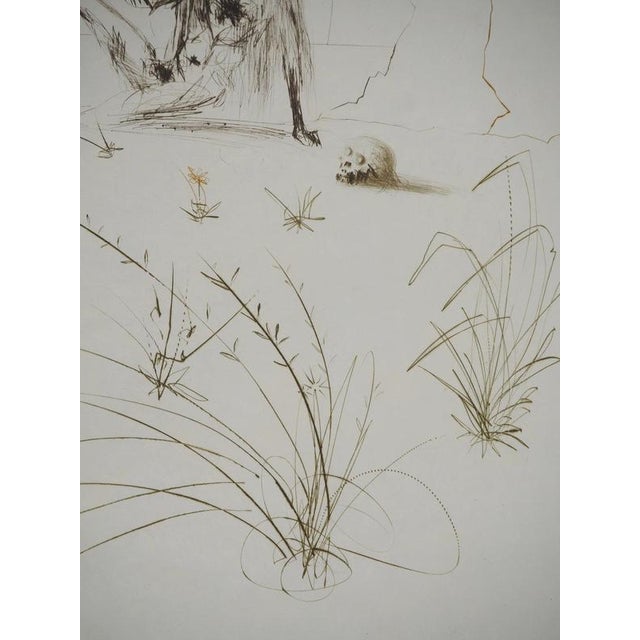 Salvador Dali, Nude, Brother Ogrin, The Hermit, 1970, Engraving For Sale - Image 6 of 7
