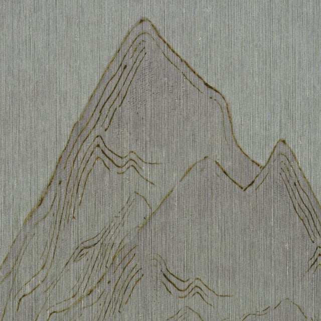 2020s Schumacher Atmospheric Landscape Panel Set Wallpaper In Misty Mountains For Sale - Image 5 of 5