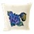 Hydrangea Blossom on Sea Green Linen Pillow For Sale
