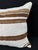 Contemporary Turkish Hemp Pillow Cushion Natural Beige Brown Pillow Cushion Cover 24"x24" For Sale - Image 3 of 4