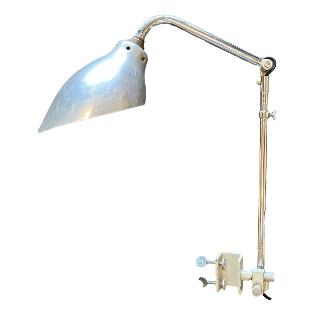 French Art Deco Model 210 Architects Screw Light by Ki-É-Klair for Vertical Attachment For Sale