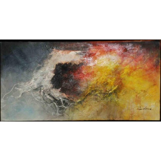 Contemporary Pino Lancia, Detriti Abstract, 2010s, Oil on Canvas For Sale - Image 3 of 3