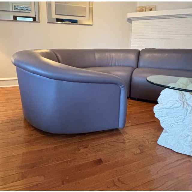 Weiman Preview Furniture 1990s Preview Furniture Sectional Sofa by Vladimir Kagan For Sale - Image 4 of 7